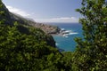 Picture of Seixal village on the northern coast of Madeira island, Portugal Royalty Free Stock Photo