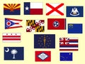 Picture set of Flags of USA States