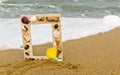 Picture shell frame , Royalty Free Stock Photo