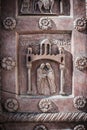 Bronze door by Bonannus of Pisa in the Cathedral Santa Maria Assunta of Pisa