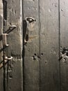 Ancient Door from the Prison Royalty Free Stock Photo