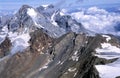 Great panorama view - on the peak of the 3769 meters high Mount Cevedale