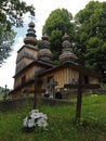 Hunkovce wooden greek catholic church, Slovakia