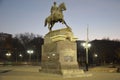A monument of Rokossovskiy front left zoomed