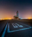 Church in front of the road at Cabo de Gata, AlmerÃÂ­a