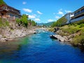 Yoshida River, Gujo Hachiman, Gifu, Japan Royalty Free Stock Photo