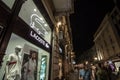 Ogo of Lacoste on their main store for Belgrade. Lacoste is a French clothing company