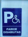 a picture of a sign for persons with disabilities