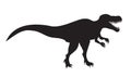 Picture of silhouette of Tyrannosaurus