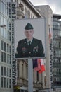 Picture of soviet US at the former East-West Berlin border