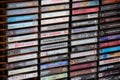 Stack of cassette tapes Royalty Free Stock Photo