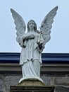 Statue of an Angel on the roof of the St Columba\'s Church, Longtower, Derry, Northern Ireland