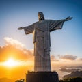 picture of Statue of Christ in brazil generative AI