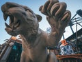 Comerica Park Tiger Statue Royalty Free Stock Photo