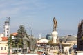 Statue of Philip II of Macedon, ancient king of Macedonia.