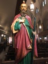 Saint Jude Sculpture Royalty Free Stock Photo