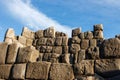 Stone wall at the Sacsayhuaman, Cusco, Peru Royalty Free Stock Photo