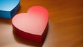 A Picture Of A Strikingly Vivid And Imaginative Heart Shaped Box AI Generative