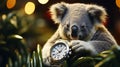 Picture a suave koala Royalty Free Stock Photo