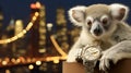 Picture a suave koala Royalty Free Stock Photo