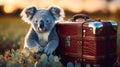 Picture a suave koala Royalty Free Stock Photo