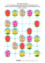 Picture sudoku puzzle, Easter themed Royalty Free Stock Photo