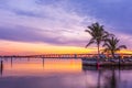 Stuart Florida Bridge Sunset Sky