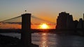 Brooklyn bridge at Sunset Royalty Free Stock Photo