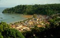 View at butre fishing village, Ghana Royalty Free Stock Photo