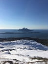 Picture taken from Sandnestiden in the North of Norway Royalty Free Stock Photo