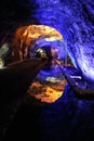 Inside the salt mines of Colombia Royalty Free Stock Photo