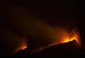 Volcanic lave in La reunion Island