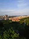 Beatiful view in praha Royalty Free Stock Photo