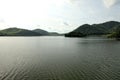 Evening sky over beautiful Jiulong Lake