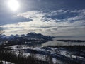 This picture is taken on a walk in the mountains in the North of Norway Royalty Free Stock Photo