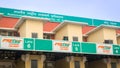 Toll plaza on a national highway with Fastag payment option