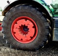 Picture of a tractor Wheel and Tire