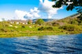 Traditional Irish Riverside Landscape