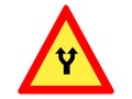 Picture of a traffic sign icon Royalty Free Stock Photo
