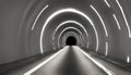 A picture of a tunnel with a bright light at the end. Can be used to symbolize