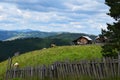 Rustic landscape of Bukowina mountains