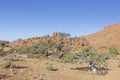 Picture of the unique landscape of the Tiras Mountains on the edge of the Namib Desert in Namibia Royalty Free Stock Photo