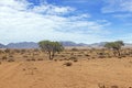 Picture of the unique landscape of the Tiras Mountains on the edge of the Namib Desert in Namibia Royalty Free Stock Photo