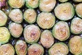 Picture of vacuum sealed artichokes from the Italian city of Parma, Italy Royalty Free Stock Photo