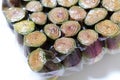 Picture of vacuum sealed artichokes from the Italian city of Parma, Italy Royalty Free Stock Photo