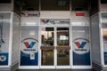 Valvoline logo on their main retailer for Belgrade. Valvoline is a brand of motor and auto oil and maintenance products