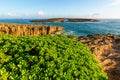 View at Laie Point on Oahu, Hawaii Royalty Free Stock Photo