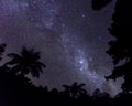 Starry night at Lucys` Gully Royalty Free Stock Photo