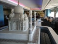 Incredible model of the wonder of the world Taj Mahal