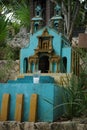 Mexican cemetery, open-air museum, Xcaret Park Royalty Free Stock Photo